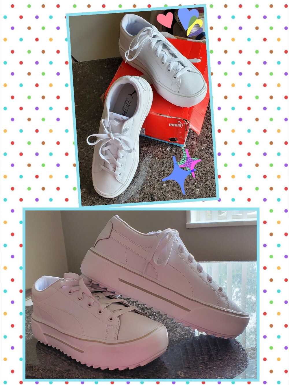 NWT Puma Kaia Platform L Women's 9.5 leather
